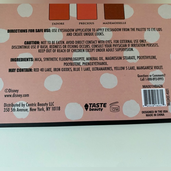 DISNEY Aristocats Marie Eyeshadow Palette - Picture 4 of 7